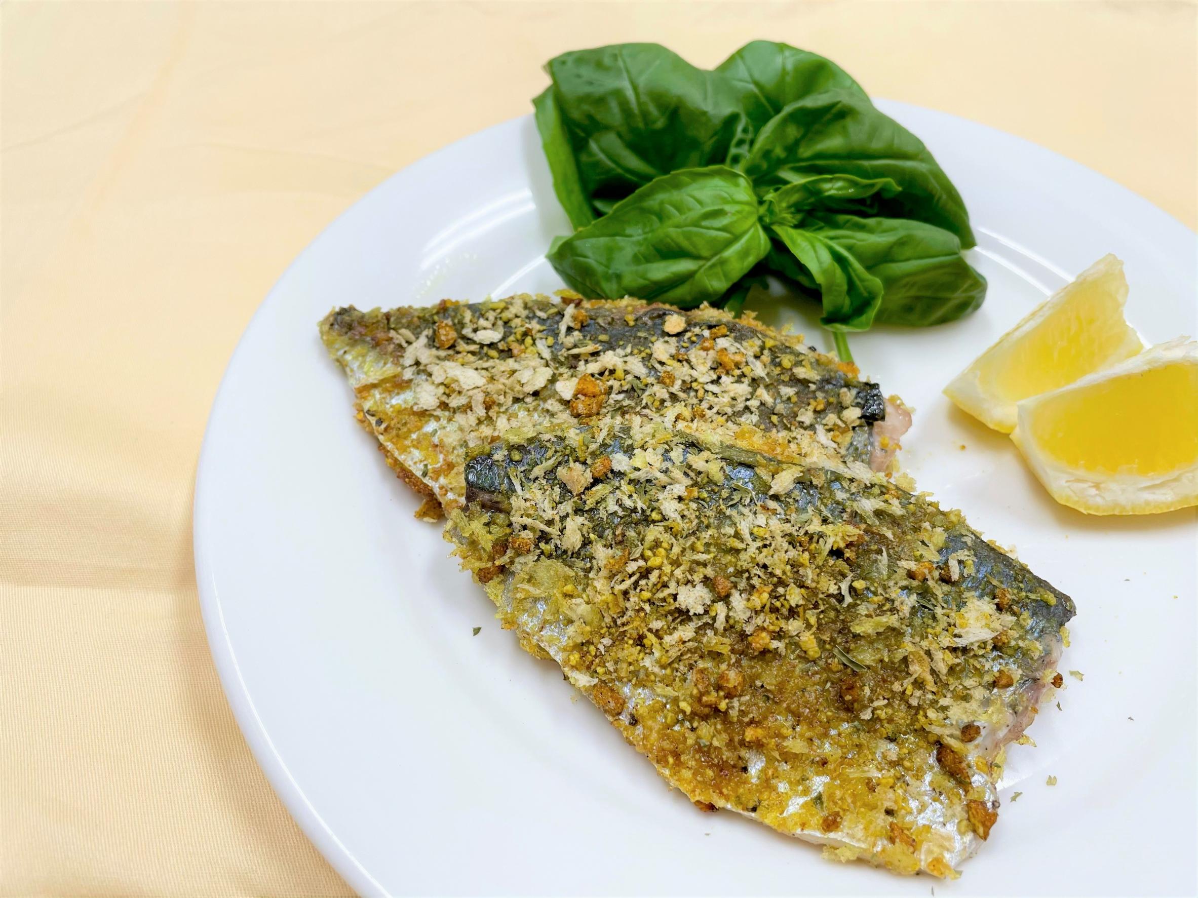 あじのカレーチーズパン粉焼き あじのカレーチーズパン粉焼き